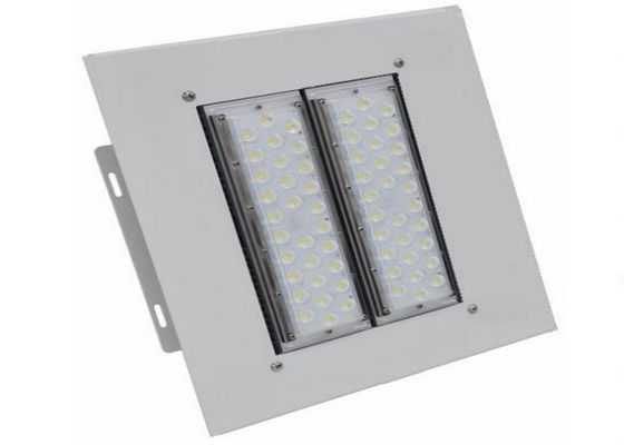 Outdoor LED Canopy Lights IP66 100w Wide Beam Angle Aluminum Lamp Body 5 Years Warranty